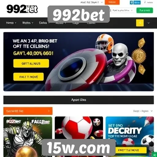 Promoções e bônus disponíveis no site 992bet